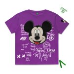 画像3: men's Disney  Mickey Mouse  short-sleeved T-shirt　ディズニーミッキーマウスオーバーサイズ半袖Ｔシャツユニセックス男女兼用 (3)