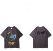 画像2: Men's tom & Julie Print Oversize T-shirt トム&ジュリー両面プリントオーバーサイズ 半袖Tシャツユニセックス 男女兼用 (2)