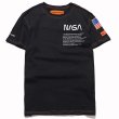画像3: Men's  NASA space-limited Oversize T-shirt      NASA ナサスペースオーバーサイズ 半袖Tシャツユニセックス 男女兼用 (3)