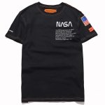 画像1: Men's  NASA space-limited Oversize T-shirt      NASA ナサスペースオーバーサイズ 半袖Tシャツユニセックス 男女兼用 (1)