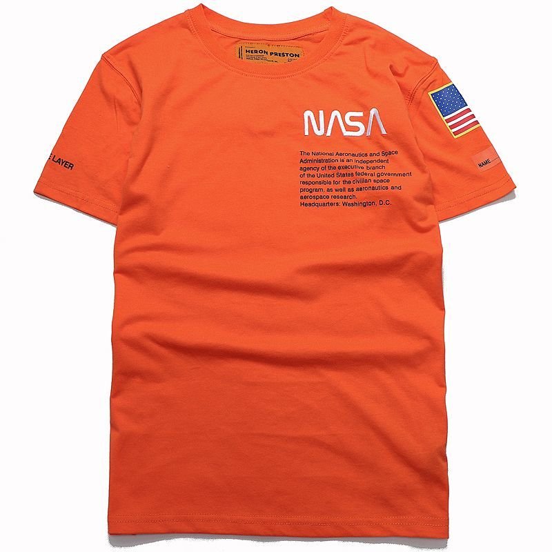 画像3: Men's  NASA space-limited Oversize T-shirt      NASA ナサスペースオーバーサイズ 半袖Tシャツユニセックス 男女兼用 (3)