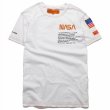 画像2: Men's  NASA space-limited Oversize T-shirt      NASA ナサスペースオーバーサイズ 半袖Tシャツユニセックス 男女兼用 (2)
