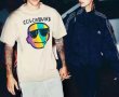 画像4: Men's Bieber color portrait    short-sleeved T-shirt       ビーバーカラーポートレートプリント  オーバーサイズ 半袖Tシャツユニセックス 男女兼用 (4)