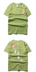 画像8: Men's paragraph Kanye middle finger cat canned cat cotton short-sleeved T-shirt  キャットプリント  オーバーサイズ 半袖Tシャツユニセックス 男女兼用 (8)