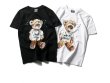 画像5: Men's grandfather crying bear short-sleeved T-shirt     クライングベアプリント  オーバーサイズ 半袖Tシャツユニセックス 男女兼用 (5)