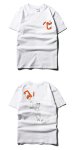 画像7: Men's paragraph Kanye middle finger cat canned cat cotton short-sleeved T-shirt  キャットプリント  オーバーサイズ 半袖Tシャツユニセックス 男女兼用 (7)