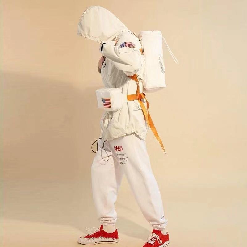 画像13:  Men's Casual nasa pants astronaut pants Jogging Harem Pants  カジュアルジョギングハーレムパンツスウェットパンツ ジョガーパンツ (13)