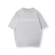 画像7: Men's  Large Letter Short Sleeve T-Shirt  Essentials logo ラージレターショートスリーブTシャツ エッセンシャルズ ロゴプリント  オーバーサイズ 半袖Tシャツユニセックス 男女兼用 (7)