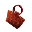 画像5: Woman’s woven beaded bag　　ビーズトートハンドバッグ　 (5)