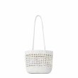 画像3: Woman’s Leather Woven Bucket Bag Handbag　レザー織りバケットショルダーバッグ　ハンドバッグ　 (3)