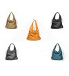 画像8: Woman’s simple folding cloth bag waterproof large capacity nylon bag　　折りたたみ防水ナイロンショルダーポータブルバッグハンドバッグ　 (8)