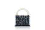 画像11: Woman’sdenim printed letters pearl hand change single shoulder cap mini  bag　デニムプリントレターパールハンドチェンジシングルショルダーキャップミニバッグ (11)