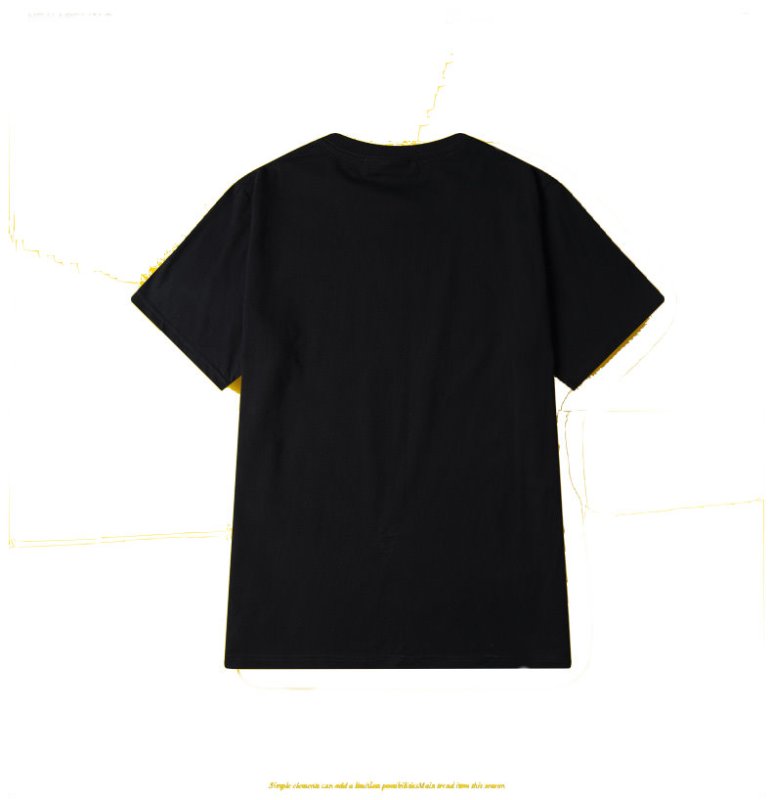 画像7:  bear pattern loose t-shirt men and women short-sleeved T-shirt     クマ  ベアープリント オーバーサイズ 半袖Tシャツユニセックス 男女兼用 (7)