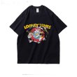 画像5: looney tunes rabbit myna t-shirt Unisex short-sleeved T-shirt    ルーニーチューン プリント オーバーサイズ 半袖Tシャツユニセックス 男女兼用 (5)