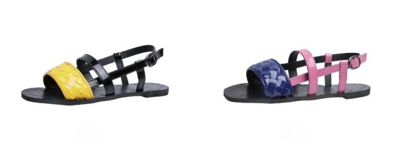 画像3: women's  wild wear flat bottomed toe personality simple Roman style fairy Sandals  フラットメッシュサンダル　ミュール (3)