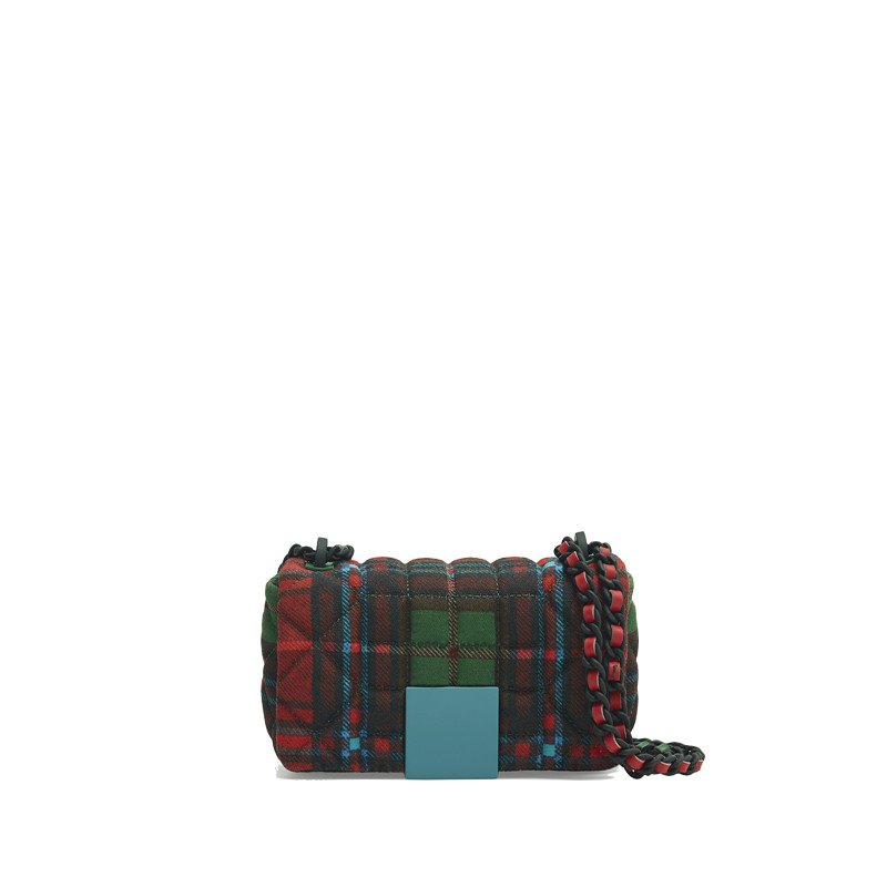 画像2: Woman’s new plaid print shoulder tote bag　チェック柄プリントショルダーバッグ トートバッグ (2)