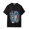 画像1:  Star Wars portrait printed T-shirt men and women　スターウォーズポートレートプリント半袖Tシャツ オーバーサイズ ユニセックス 男女兼用 (1)
