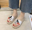 画像3: women's Mickey mouse flatbed sandals  slippers　 ミッキーマウスベットフットフラットサンダル　ミュール (3)