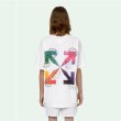 画像6: Alien gradient arrow Oversize Unisex T-shirt　 エイリアングラデーションアロープリント半袖Tシャツ オーバーサイズ ユニセックス 男女兼用 (6)