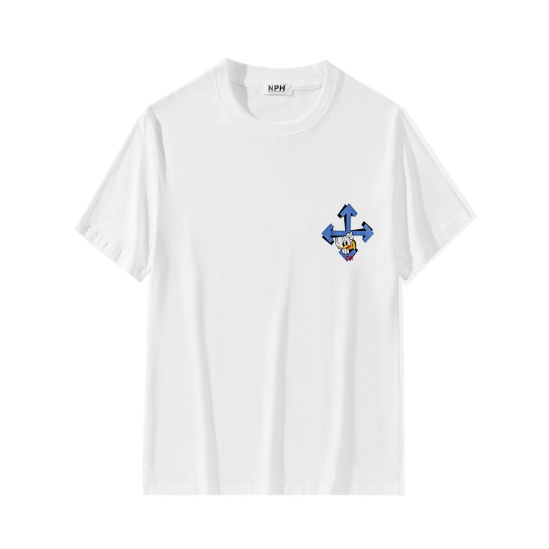 画像4: Donald Duck Print Oversize Unisex T-shirt　　ドナルドダックプリント半袖Tシャツ オーバーサイズ ユニセックス 男女兼用 (4)