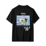 画像1: Donald Duck Print Oversize Unisex T-shirt　　ドナルドダックプリント半袖Tシャツ オーバーサイズ ユニセックス 男女兼用 (1)