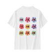 画像1:  donut sunflower Oversize Unisex T-shirt　 ドーナツひまわりプリント半袖Tシャツ オーバーサイズ ユニセックス 男女兼用 (1)