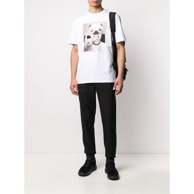 画像3: Dog head portrait Oversize Unisex T-shirt  ドッグヘッド&ポートレートプリント半袖Tシャツ オーバーサイズ ユニセックス 男女兼用 (3)