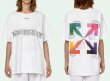 画像5: Alien gradient arrow Oversize Unisex T-shirt　 エイリアングラデーションアロープリント半袖Tシャツ オーバーサイズ ユニセックス 男女兼用 (5)