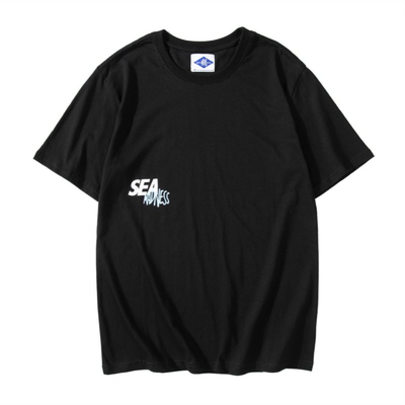 画像7: Short-sleeved T-shirt with back letter logo Oversize Unisex  バックレターロゴ入り半袖Tシャツプリント半袖Tシャツ オーバーサイズ ユニセックス 男女兼用 (7)