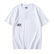 画像8: Short-sleeved T-shirt with back letter logo Oversize Unisex 　バックレターロゴ入り半袖Tシャツプリント半袖Tシャツ オーバーサイズ ユニセックス 男女兼用 (8)