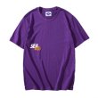 画像10: Short-sleeved T-shirt with back letter logo Oversize Unisex 　バックレターロゴ入り半袖Tシャツプリント半袖Tシャツ オーバーサイズ ユニセックス 男女兼用 (10)