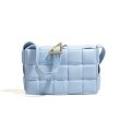 画像3: paragraph cloud bag lattice woven pillow bag hand  bag   レザーピロースクエアショルダーバッグ　クラッチバック (3)