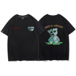 画像2: street style Short-sleeved  Oversize T-shirt Unisex 　ベアープリント半袖Tシャツ オーバーサイズ ユニセックス 男女兼用 (2)