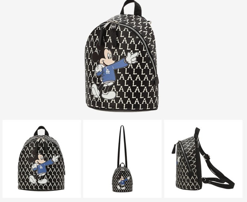 画像9:  men and women NY  Mickey Mouse Messenger bag   shoulder bag   ユニセックスNYニューヨークヤンキース斜め掛け用ショルダーバック ポシェット ウエストポーチバック バックパック  (9)