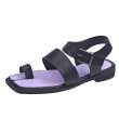 画像1: women's  Roman square head buckle sandals   スクエアヘッドバックルフラットサンダル 　 (1)