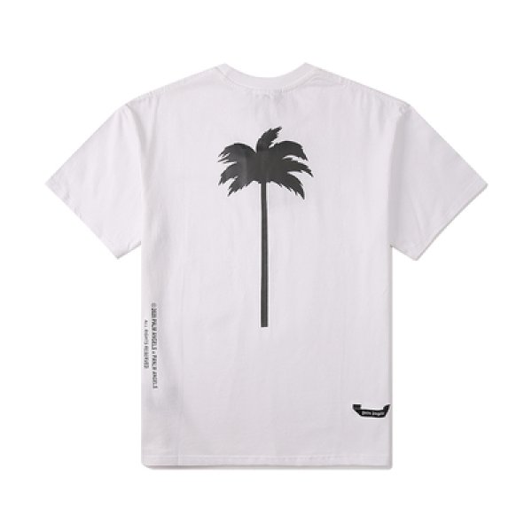 画像1:  Palm Print Oversize T-shirt Unisex 　パームプリント半袖Tシャツ オーバーサイズ ユニセックス 男女兼用 (1)