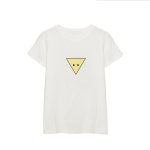 画像4: triangle yellow fox printed short-sleeved T-shirt 　　トライアングルイエローフォックスプリント半袖Tシャツ (4)