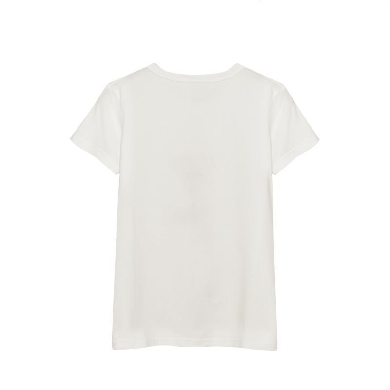 画像6: triangle yellow fox printed short-sleeved T-shirt 　　トライアングルイエローフォックスプリント半袖Tシャツ (6)