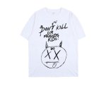 画像2: Revenge XXXTENTATION Don't Kill hand-painted graffiti short-sleeved ghost men and women short-sleeved t-shirt　　XXXTENTATION手描き半袖Tシャツ　グラフィックレタープリントユニセックス 男女兼用 (2)