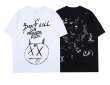 画像7: Revenge XXXTENTATION Don't Kill hand-painted graffiti short-sleeved ghost men and women short-sleeved t-shirt　　XXXTENTATION手描き半袖Tシャツ　グラフィックレタープリントユニセックス 男女兼用 (7)