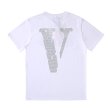 画像3: Rhinestone V logo short sleeve T-shirt　ラインストーンVロゴ半袖Tシャツ ユニセックス 男女兼用 (3)