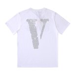 画像3: Rhinestone V logo short sleeve T-shirt　ラインストーンVロゴ半袖Tシャツ ユニセックス 男女兼用 (3)