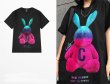 画像3: BAD RABBIT Print t-shirt oversize men and women 　バットラビットプリントオーバーサイズ半袖Tシャツ ユニセックス 男女兼用 (3)