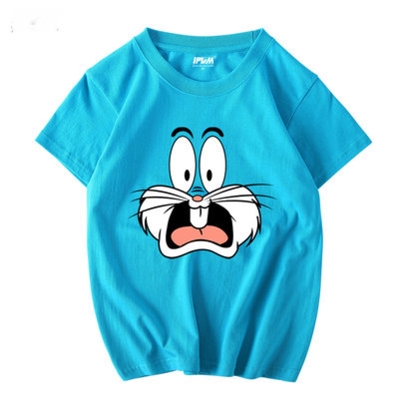 画像7: Bugs Bunny face round neck  t shirt men and women  バッグス・バニー バックスバニー半袖Tシャツ ユニセックス 男女兼用 ルーニー・テューンズ (7)