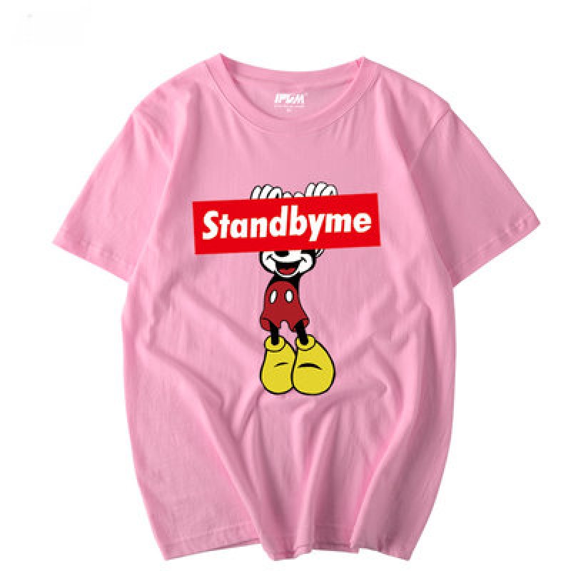 画像8: Red Box Logo Mickey Mouse T-shirt　　レッドボックスロゴミッキーマウス半袖Tシャツ ユニセックス 男女兼用 (8)