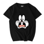 画像2: Bugs Bunny face round neck  t shirt men and women  バッグス・バニー バックスバニー半袖Tシャツ ユニセックス 男女兼用 ルーニー・テューンズ (2)