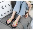 画像5: women's Smile flower flat sandals  slippers　 スマイルフラワーフラットシャワーサンダル　 (5)