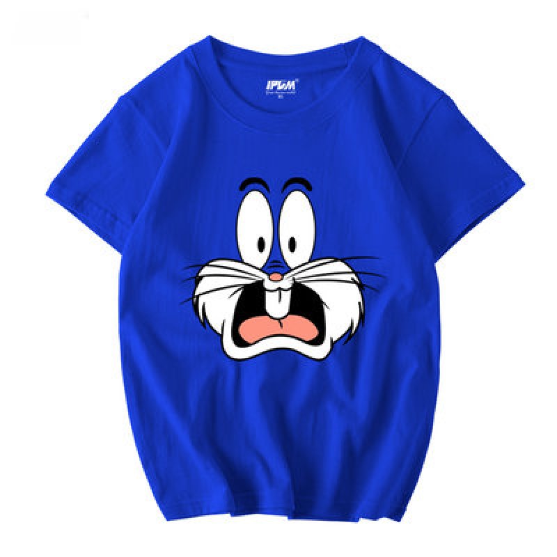 画像4: Bugs Bunny face round neck  t shirt men and women  バッグス・バニー バックスバニー半袖Tシャツ ユニセックス 男女兼用 ルーニー・テューンズ (4)