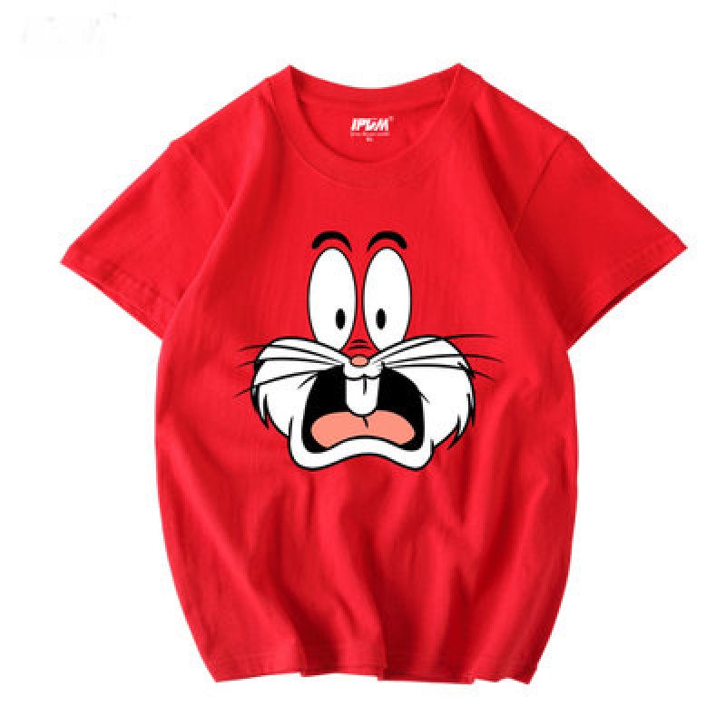画像8: Bugs Bunny face round neck  t shirt men and women  バッグス・バニー バックスバニー半袖Tシャツ ユニセックス 男女兼用 ルーニー・テューンズ (8)