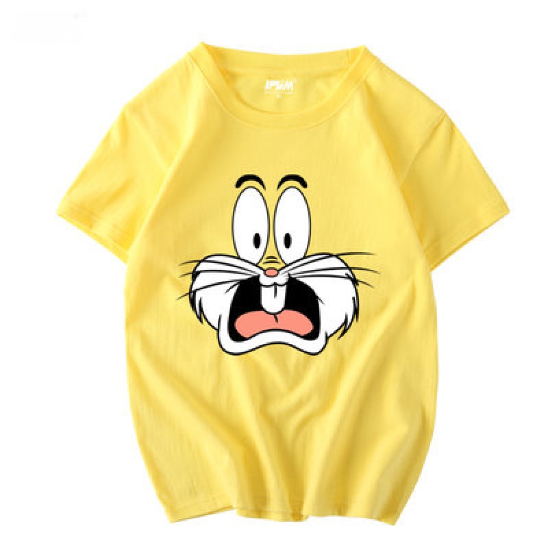 画像6: Bugs Bunny face round neck  t shirt men and women  バッグス・バニー バックスバニー半袖Tシャツ ユニセックス 男女兼用 ルーニー・テューンズ (6)